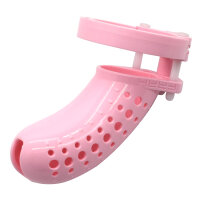 Dotted Chastity Cage - Large - Pink