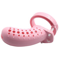 Dotted Chastity Cage - Large - Pink