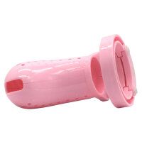 Dotted Chastity Cage - Large - Pink