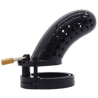 Dotted Chastity Cage - Large - Black