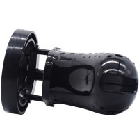 Dotted Chastity Cage - Large - Black