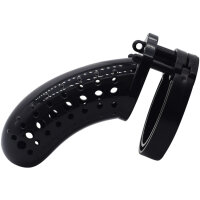 Dotted Chastity Cage - Large - Black