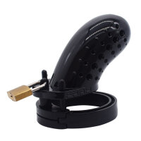Dotted Chastity Cage - Small - Black