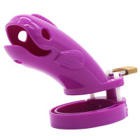 Sea Creature Chastity Cage - Large - Purple