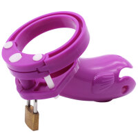 Sea Creature Chastity Cage - Large - Purple