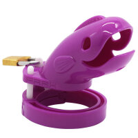 Sea Creature Chastity Cage - Small - Purple