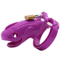 Sea Creature Chastity Cage - Small - Purple