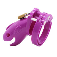Sea Creature Chastity Cage - Small - Purple