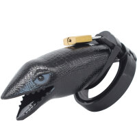 Gecko Chastity Cage - Large - Black