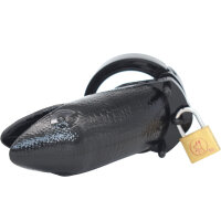 Gecko Chastity Cage - Large - Black