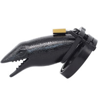 Gecko Chastity Cage - Large - Black
