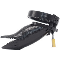 Gecko Chastity Cage - Large - Black