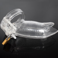 Gecko Chastity Cage - Large - Transparent