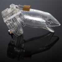 Gecko Chastity Cage - Large - Transparent
