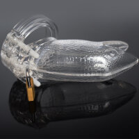 Gecko Chastity Cage - Large - Transparent