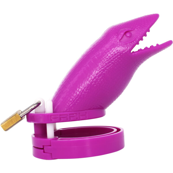 Gecko Chastity Cage - Large - Purple