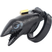 Gecko Chastity Cage - Small - Black