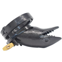 Gecko Chastity Cage - Small - Black