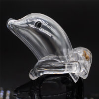 Dolphin Chastity Cage - Small - Transparent