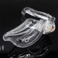 Dolphin Chastity Cage - Small - Transparent