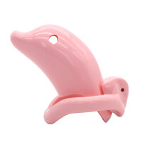Dolphin Chastity Cage - Large - Pink