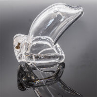 Dolphin Chastity Cage - Large - Transparent