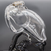 Dolphin Chastity Cage - Large - Transparent