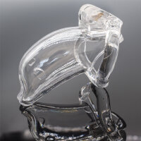Dolphin Chastity Cage - Large - Transparent