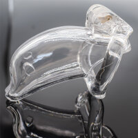 Dolphin Chastity Cage - Large - Transparent
