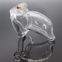 Dolphin Chastity Cage - Large - Transparent