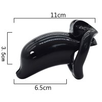 Dolphin Chastity Cage - Large - Transparent