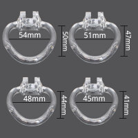 Dolphin Chastity Cage - Large - Transparent