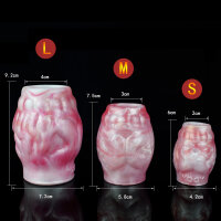 Mutant Zombie Wolf - White Dragon - Large