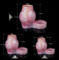 Wolf Skull - White Dragon - Medium