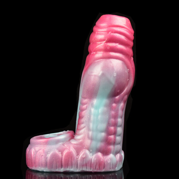 Knotted Dog Monster Sleeve - Peacock Blue