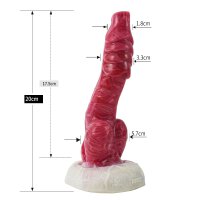 Demon Wolf Laddie - Strap-on Dildo - Hellfire