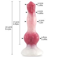 Hellhound Dani - Strap-on Dildo - Ice Dragon - Small