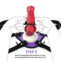 Dragon Yale - Strap-on Dildo - Hellfire