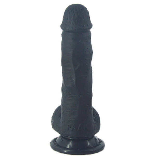 Dildo with Balls and Suction Cup 17,5 cm