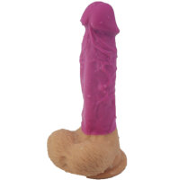 Dildo with Balls and Suction Cup 20 cm