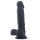 Dildo with Balls and Suction Cup 19 cm - Black