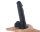 Dildo with Balls and Suction Cup 19 cm - Black