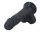 Dildo with Balls and Suction Cup 19 cm - Black