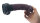 Dildo with Balls and Suction Cup 19 cm - Coffee