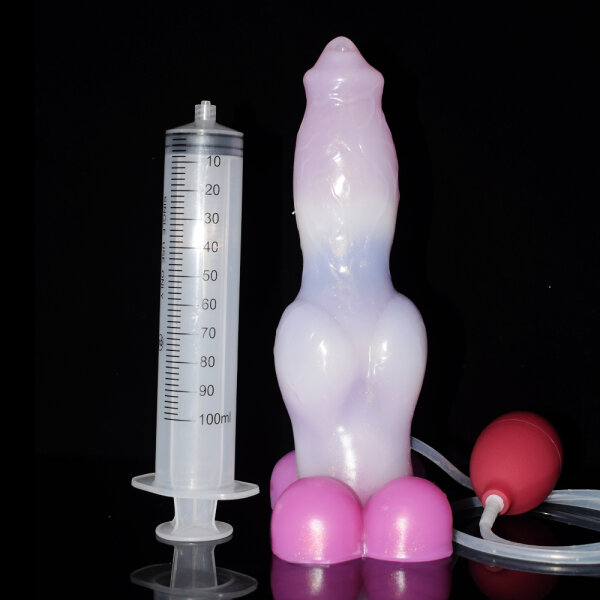 German Shepherd - Squirting Dildo - Sea Jelly - Medium