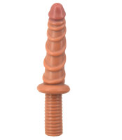 Spiral Dildo with Handle