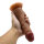 Skin Touch Dildo 19 cm - Brown