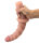 Spiral Dildo with Handle - Flesh