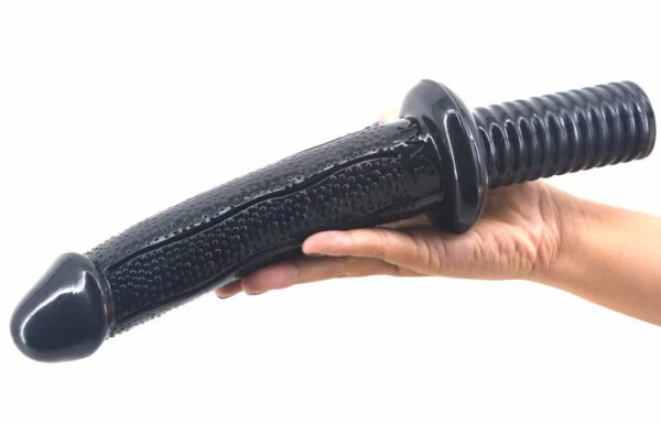 Dildo with Handle - Black