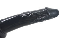 Realistic Dildo with Handle - Black